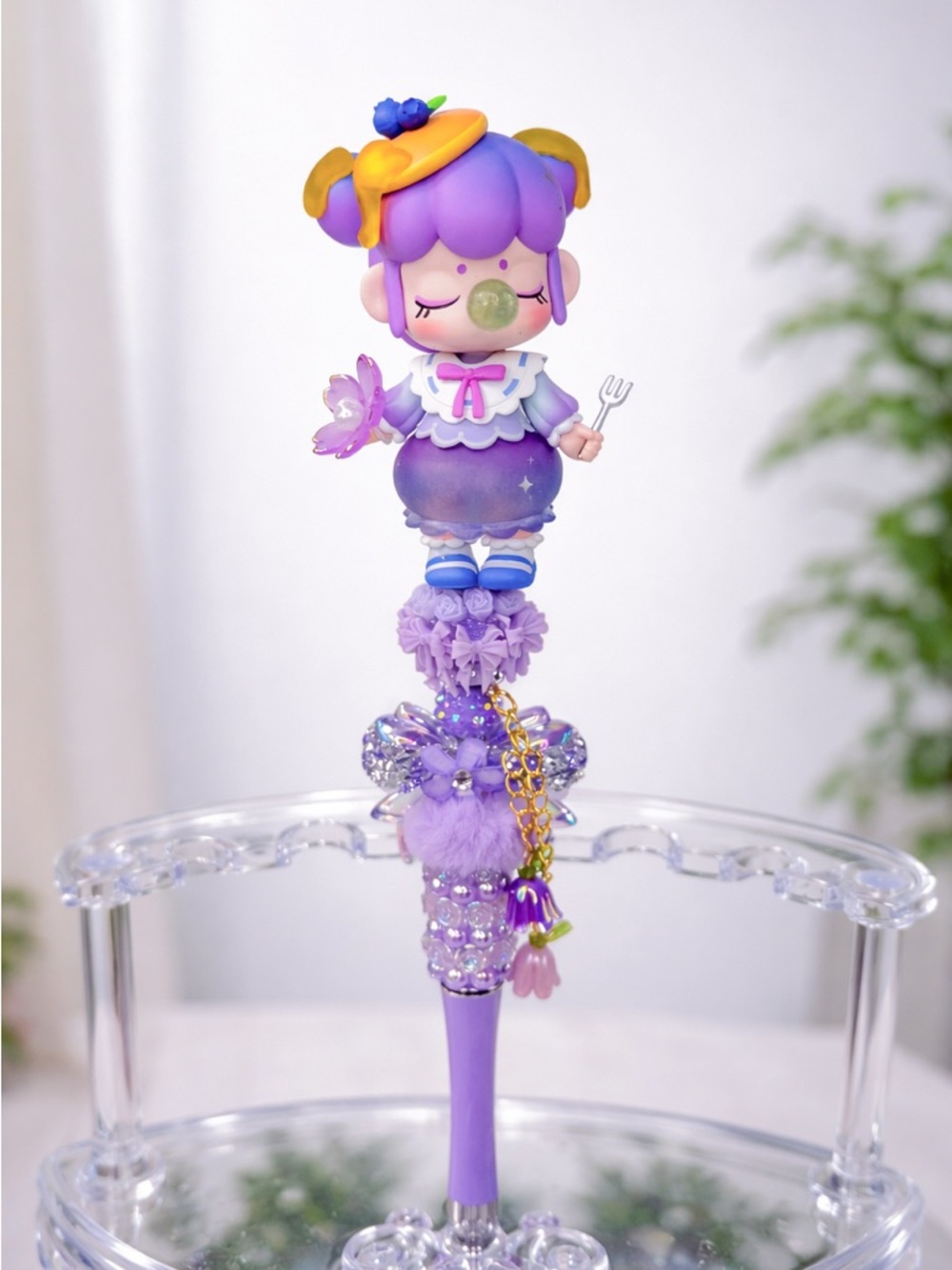 Nanci Tea Time 💠 Custom Pen🫐Blueberry Pie figure🫐